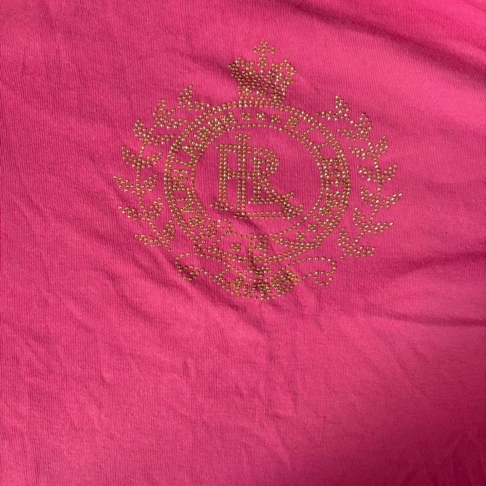 Pink Ralph Lauren XL tee
